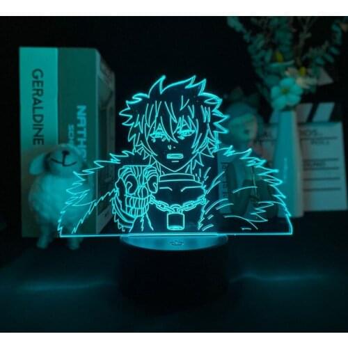 Portable Night Light LED The Disastrous Life of Saiki K Shun Kaidou Atmosphere Decoration 3D Lamp APP Control for Kids Room Club