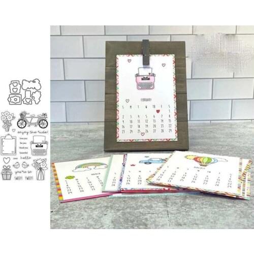 Printer Metal Cutting Dies for Scrapbooking Mold Cut Stencil Handmade Tools DIY Card Make Mould Model Craft Decoration New 2021