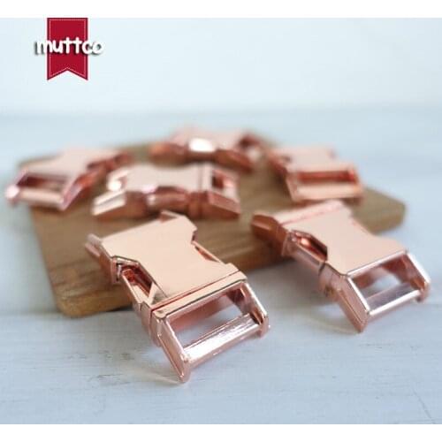 Retailing DIY Dog collar necklace 2.0cm diy backpack zinc alloy buckle puppy pet collar buckle accessory release buckle DCK-005