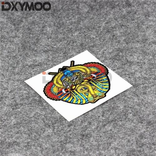 Car Styling Snake Helmet Motorcycle Oil Tank Tail Car Stickers for ICON Pharaoh 10x8.8cm