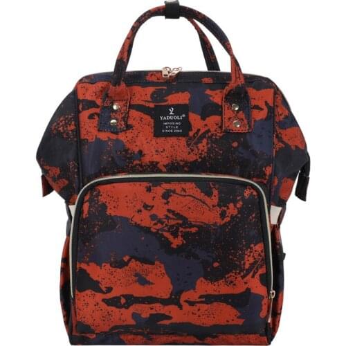 Mummy Bag Large Capacity Waterproof Fashion Printed Maternity Backpack Baby Care Infant Nappy Mom Handbag Travel Bags MBG0259