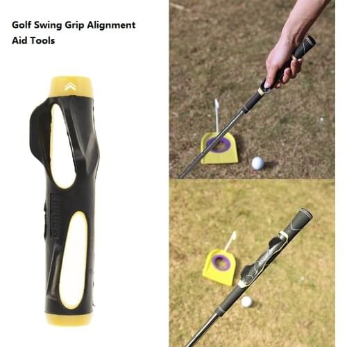 Practice Guide Golf Swing Trainer Beginner Grip Alignment Golf Clubs Gesture Correct Wrist Training Aids Tools Golf Accessories