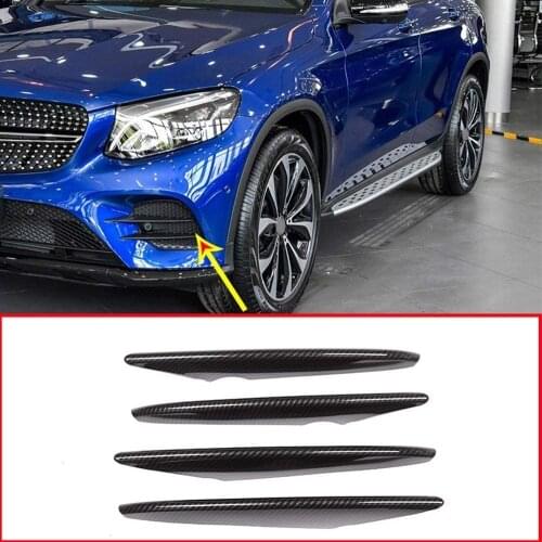 Carbon Fiber ABS Car Air Intake Grille Strip Trim Accessories For Mercedes Benz GLC-Class X253