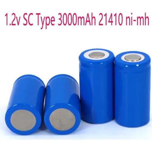 1.2v SC Type 3000mAh 21410 ni-mh vacuum cleaner sweeper drone electric drill power tool battery rechargeable battery
