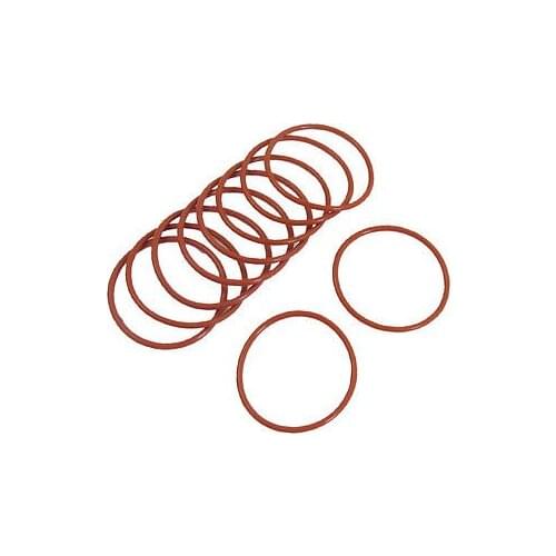 10 Pcs 38mm x 2mm Rubber O-ring Oil Seal Sealing Ring Gaskets Red
