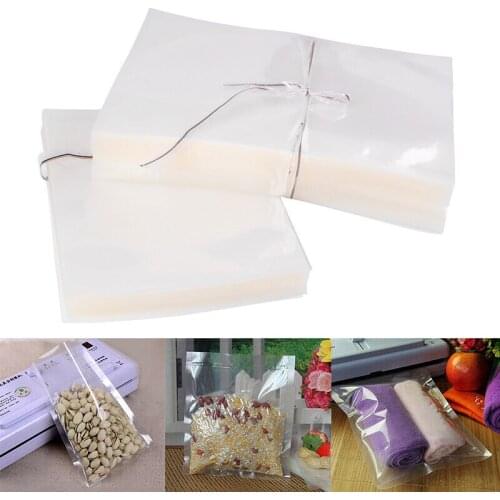 10pcs Food Vacuum Bag Food Preservation Plastic Bag Food Energy Saving Packaging Roller Packaging Machine Bag