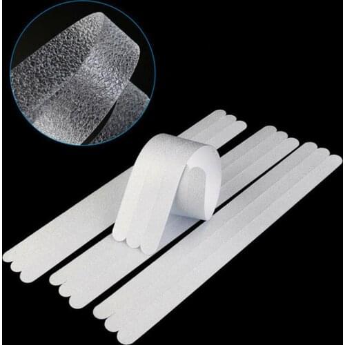 12pcs Bathroom Bathtub Non-slip Stickers Transparent Stairs Tape Safety Shower Anti-slip Strips Dropshipping