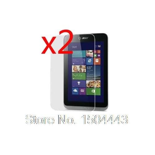 2pcs Clear Glossy HD LCD Screen Protector Guard Film Cover Skin For Acer Iconia W4-820 W4 820 204.3*128.7