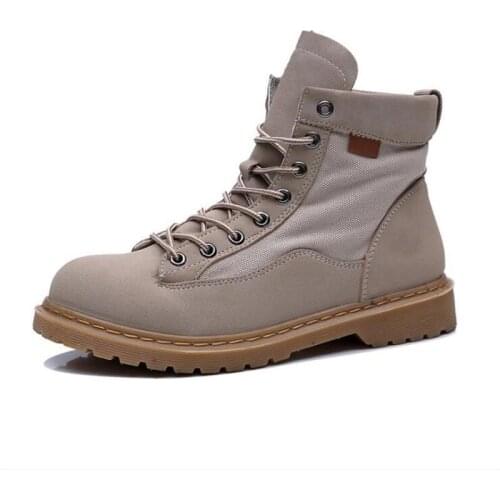 2019 Autumn And Winter Sports Trend Handsome Wild Front Straps Comfortable Waterproof Outdoor Climbing Mens Martin Boots