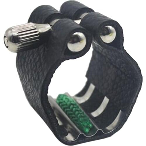 Alto Soprano Tenor Sax Mouthpiece Ligature Black for Instruments Accessory