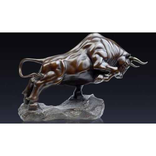 FIGHT BULL LIVING ROOM HOME CRAFTS HOUSEWARMING PURE COPPER CREATIVE GIFTS TV CABINET OFFICE WINE CABINET DECORATIONS ORNAMENTS