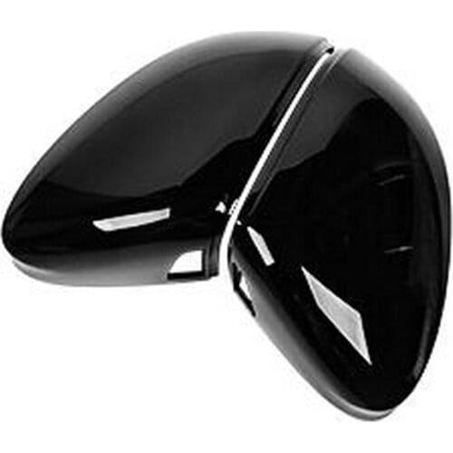 Black For Golf 8 mk8 Mirror Cover Rear view Side Mirror Cap Housing Support Lane Change Side Assist Blind Spot assist