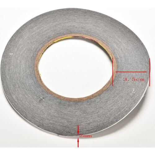 2mm 50M Double-sided Adhesive Sticker Glue Tape Phone Screen LCD Repairing stickers