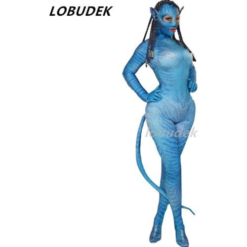 3D Jumpsuit mask Male Female Cosplay Costumes Halloween Party Role Performance Stage Costume Bar Party Show Dance Tights