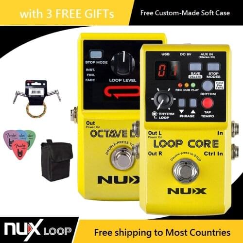 NUX Loop Core / Octave Loop Guitar Effect Pedal Looper Pedal Guitar Effect