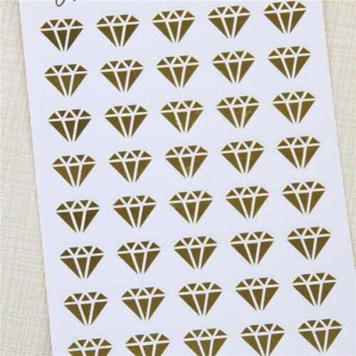 Custom Logo High Heat Transfer white Paper Stickers for Jewelry