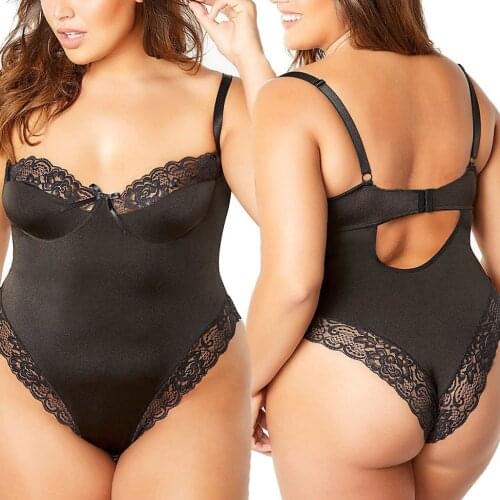 Sexy Women Bodysuit Black Lace Intimate Sexy Lingerie Porno Temptation Female Sexy Underwear Hollow Exotic Costumes Sex Body Hot