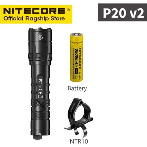 NITECORE P20 V2 strong light 1100 lumens second generation instantaneous flash service tactical flashlight