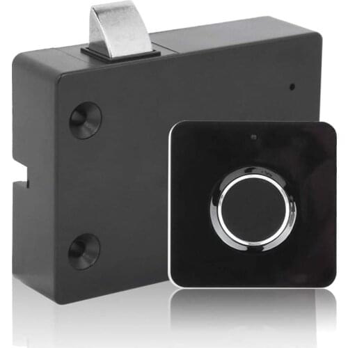 Biometric Fingerprint Smart Lock Security USB Rechargeable Cabinet Drawer Door