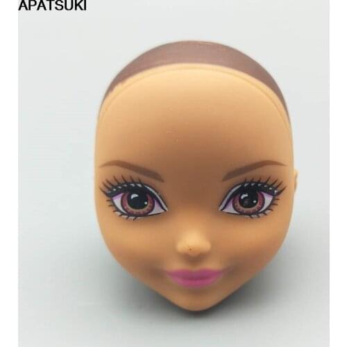 1/6 BJD Makeup Doll Head for Monster High Doll Heads for Monster Dolls Soft Plastic Make-Up Head 1:6 Dollhouse Accessories