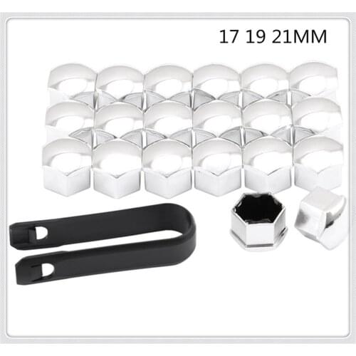 20Pcs universal 17 19 21mm tire nut bolt protection cap car shape for Subaru Legacy Impreza Crosstrek BRZ VIZIV-7 Levorg