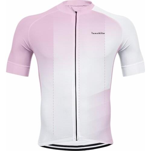 2019 Runchita Summer Cycling Jersey Breathable Mountain Bike Jersey Quick-Dry Racing MTB Bicycle Clothes Uniform Cycling Clothin