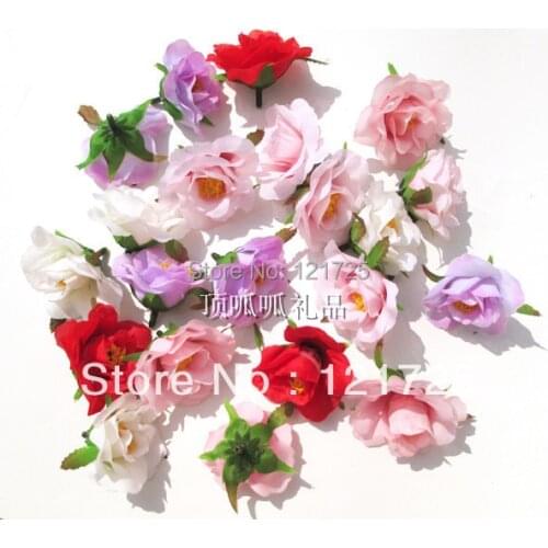 Free shipping rose silk flower artificial flowers diy Hand Made Small Wedding Bouquet Scrapbooking Decor