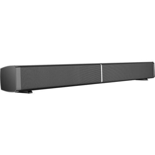 LP09S Wireless Bluetooth 5.0 Speaker Portable Strong Bass Soundbar Home Theater Wall-mounted Sound Bar for TV Computer Phone
