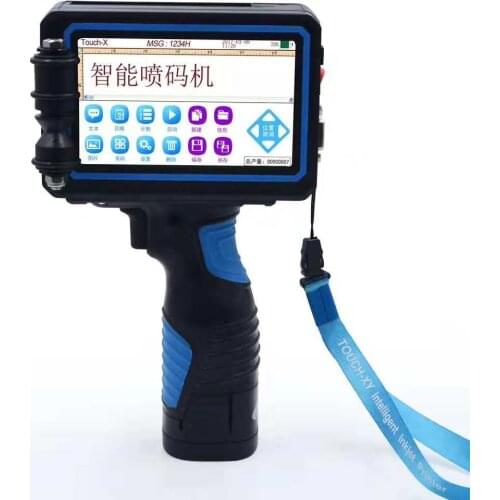 Expiry Date Serial Number Barcode Printing Machine on Box Metal hand held ink jet portable printer