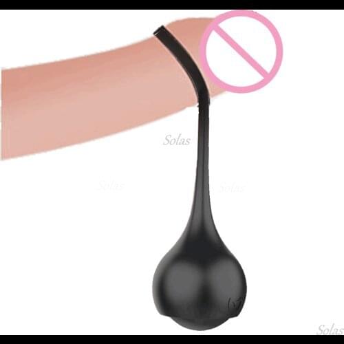 Dumbbell Glans Exerciser Penis Thickening Ball Lock Fine Ring Mens Sex Toys Fun Gravity Penis Muscle Training Adult Products 18
