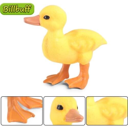 2021 Simulation Poultry Duck Model Toy Movie Animal Plastic Action Figures Collection Doll Educational Toy for children Kid Gift