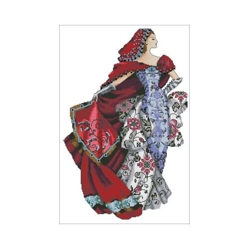 YIXIAO Counted Cross Stitch Kit Cross stitch RS cotton with cross stitch Haejbgqs MD128