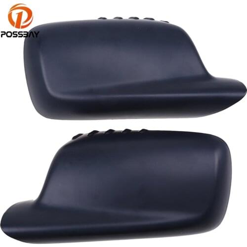 POSSBAY Car Side Door Rearview Mirror Frame Shell Cover Trim for BMW 7-Series E65 E66 2001 2002 2003 2004 2005 2006 2007 2008