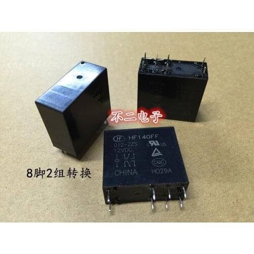 Relay JZX-140FF-012-2ZS HF140FF-012-2ZS 8-pin 2-group conversion 10A