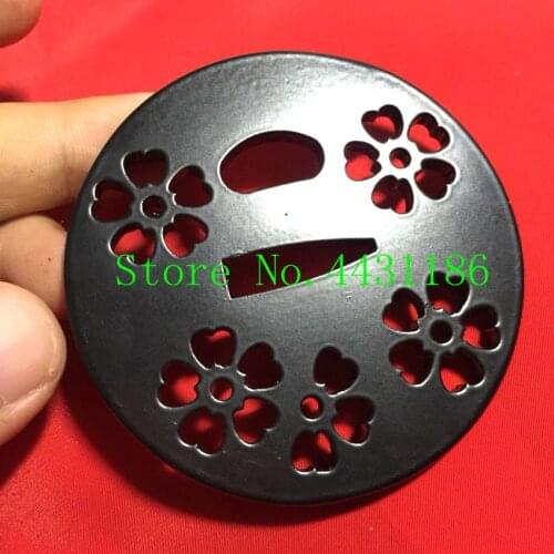 Handmade DIY Iron TSUBA menuki Japanese Samurai Sword Katana Wakizashi Tanto Mountings Fitting