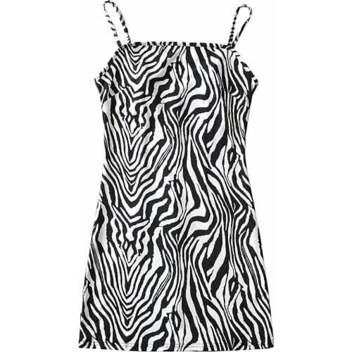 Sexy Spaghetti Strap Sleeveless Mini Cami Dress DLQZ617