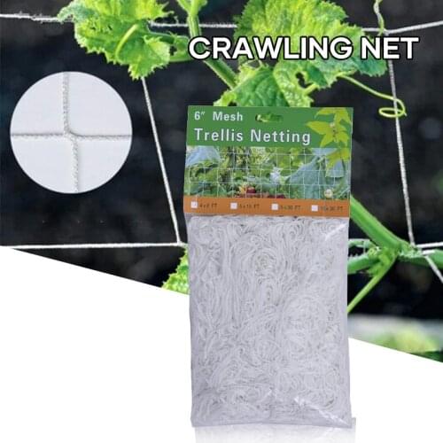 Plant Trellis Net Heavy-Duty Polyester Plant Support Net Vine Climbing Protector Plant Hydroponics Garden Netting Multi Use