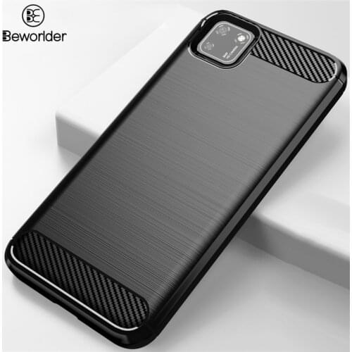 Silicone Case For Huawei Honor 9 Lite Business Carbon Fiber Soft TPU Back Cover For Honor 9s 9i 9C 9X Pro Phone Cases