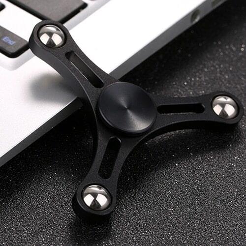Tri-Spinner Fidget Funny Kid Adult Toy Fidget Spinner Metal EDC Hands Spinner For Autism and ADHD AntiStress Puzzle Toy L0087
