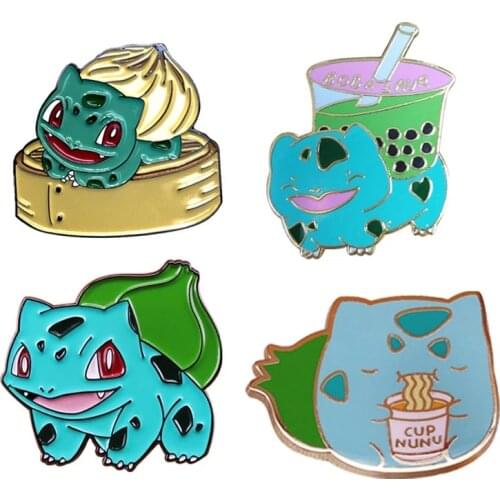 Cute Anime Movies Games Hard Enamel Pins Frog Brooches Women Lapel Badges Backpack Collar Fashion Jewelry Gifts For Kids Friend