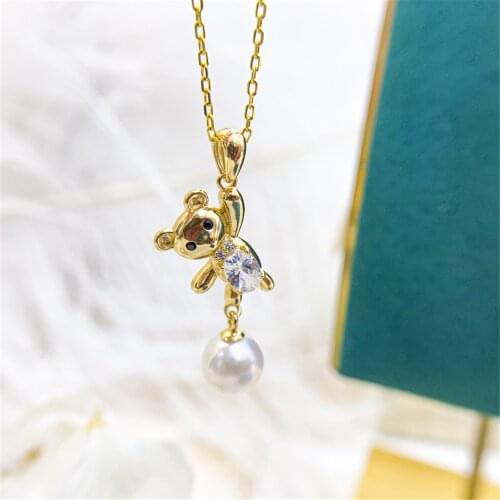 S925 Sterling Silver Screw Eye Pin Bail Top Drilled Beads End Cap For DIY Pearl Charm Pendant Connectors Jewelry Making