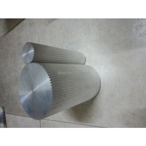 Aluminum alloy machine mention part 32teeth HTD8M teeth bar,timing bar,timing pulley