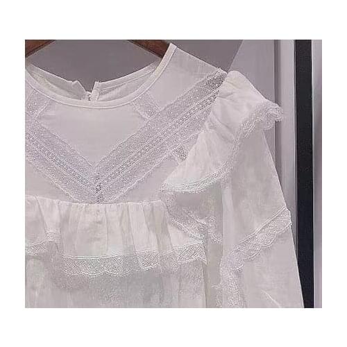 2021 Spring Summer Womens Mini Dress Floral Printed Ruffle Full PSleeve O-Neck High Waist Lady Robe with Zipper Female Outfit