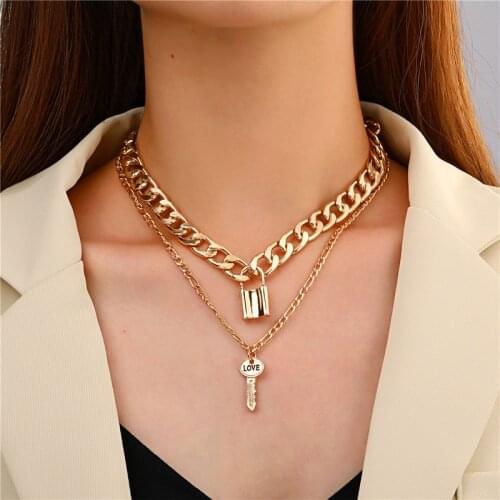 Vintage Multi-layer Coin Chain Choker Necklace For Women Gold Silver Color Fashion Portrait Chunky Chain Necklaces Jewelry