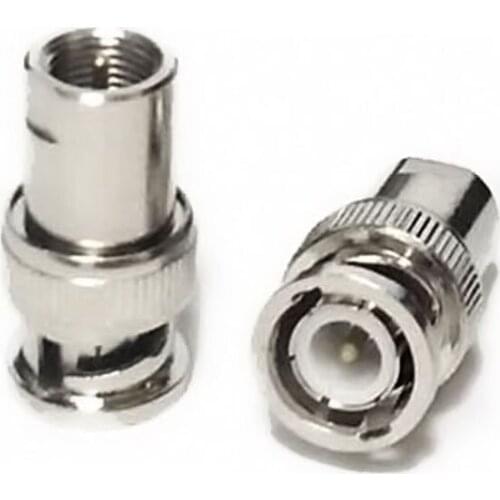 1PC brand new BNC male plug to FME male RF coaxial connector direct nickel plated adapter new wholesale
