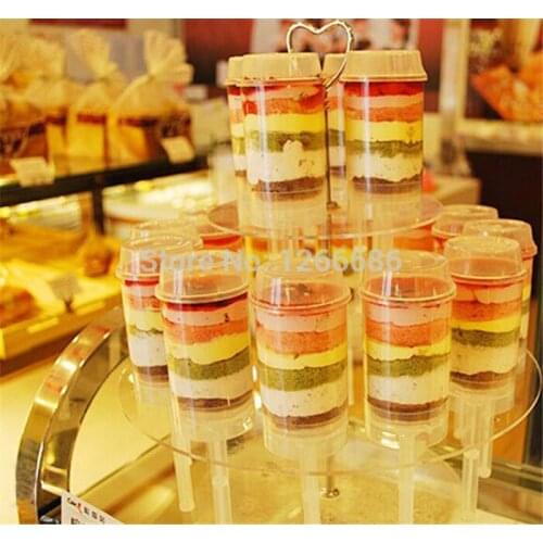 100pcs/lot Cake Push Pops Push Ups Ice Cream Pop New Cupcake