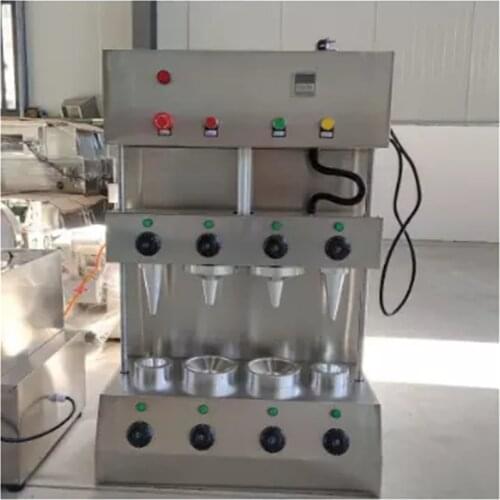2021 New SS 304 Stainless Steel Pizza Making Machine Price With 4 Cone Moulds For Promotion