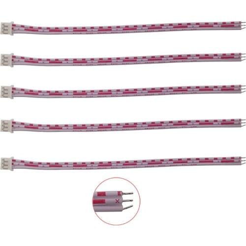 5Pcs 2.54mm Single head Pitch Connector Cable XH2.54 Plug Line 30/20/10CM length 2-12Pin option Flat Cable Pitch Cable wiring