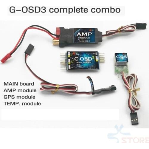 AEO OSD /G-OSD3 Set/ OSD System/ FPV Display System/ Temp Mould and AMP Mould included with GPS Current Temperature Sensors