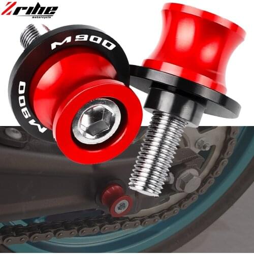 Motorcycle Aluminum Accessories 8MM CNC Swingarm Spools Slider Stand Screws For DUCATI M900 M 900 Monster 2000-2018 2017 2016